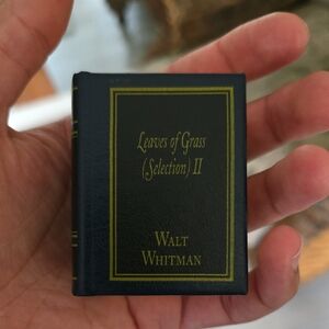 Miniature Book 'Leaves of Grass' by Walt Whitman